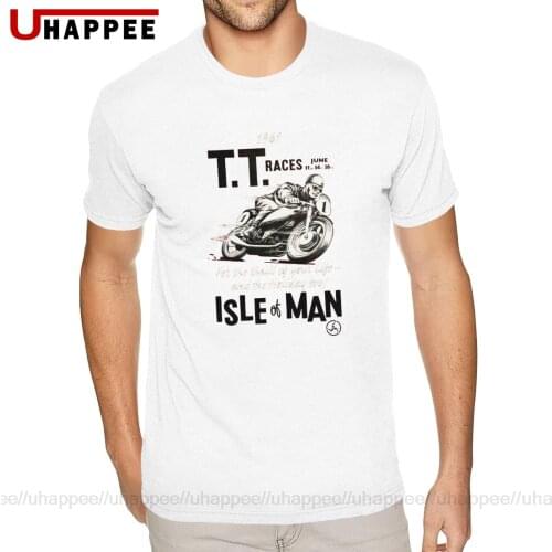 Isle Of Man TT Tourist Trophy Tees Team 80S Hip Hop T Shirts Men Short Sleeve Sale Branded Clothing