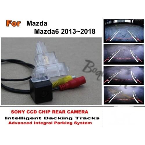 Directive Parking Tracks Camera For Mazda 6 Mazda6 2013~2018 Rear View Back Up Camera High Quality Car Electronic Accessory