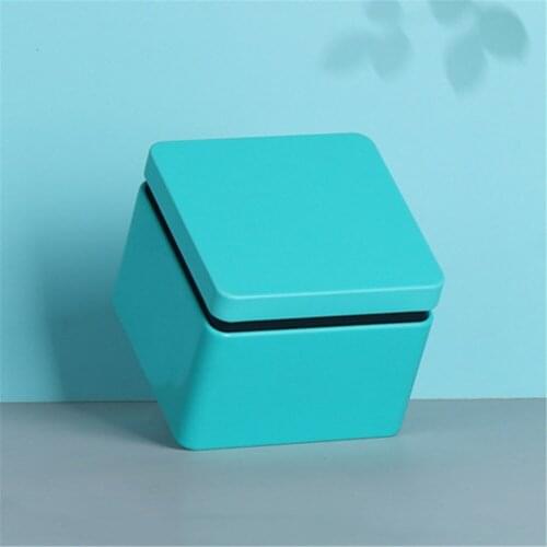 Solid Color Metal Tin Cans Tea Box Kitchen Organizer Sugars Coffee Storage Jars Sealed Mini Iron Boxes Containers Key Coins Tank