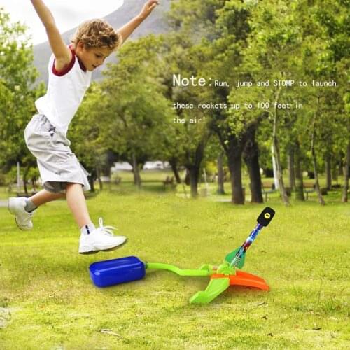 Stepping on Rocket Stepping on Skygun Air Powered Rocket Rocket Launcher Childrens Outdoor Game Sports Toys Boys Girls Gift