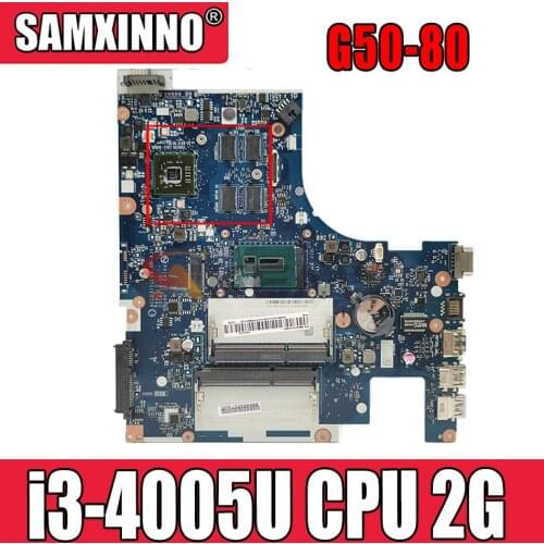 Brand New ACLU3/ACLU4 NM-A361 mainboard For Lenovo G50-80 Laptop Motherboard with i3-4005U CPU 2GB