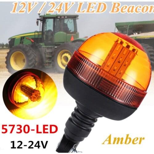 Amber Safety Flashing Warning Light Strobe Light Hazard Strobe Warning for Car Truck Roof Forklift Golf Carts Boat Bar