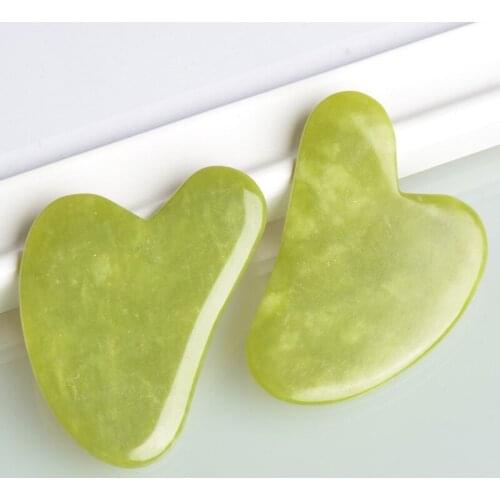 Natural Jade Stone Gua sha Massage Tool SPA Therapy GuaSha Massager For Body Health Care