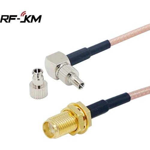 SMA Female To CRC9/TS9 Dual Connector RF Coaxial Adapter RG316 Cable 15-100cm
