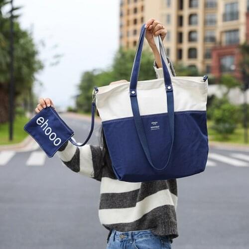 2PCS Composite Bag Women High Quality Canvas Top-handle Bags Ladies Hand Bags Shoulder Bag For Women Multicolor Crossbody Bags