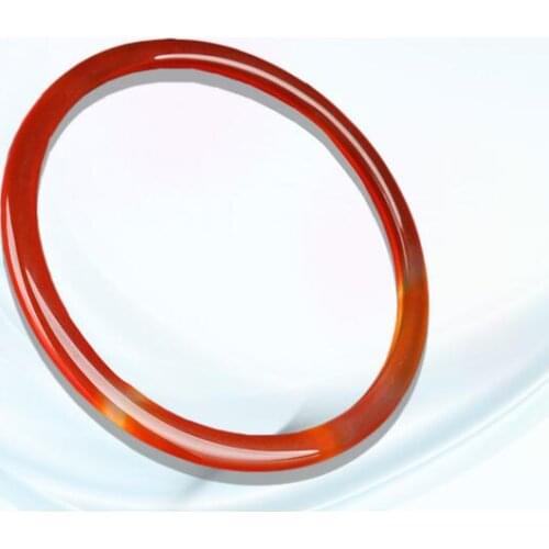 Super fine natural red agate chalcedony bracelet Iced jade bracelet female agate classical elegant multi-ring bracelet