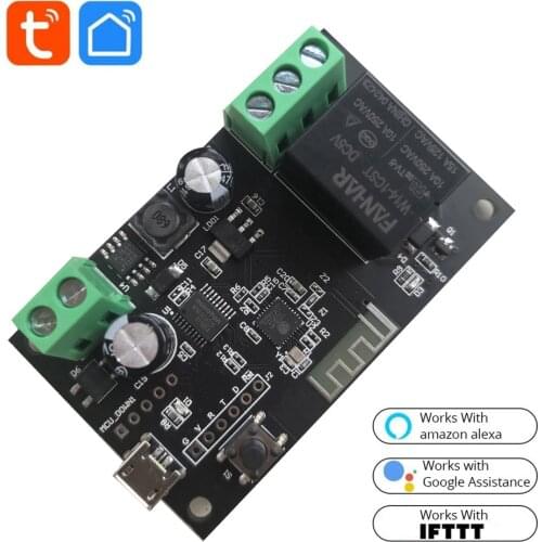 WiFi Relay Tuya Smart Switch Module 12V Smart life APP Remote Control Timer DIY Inching Self-Locking Work with Alexa Google Home