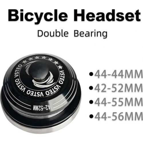 Bike Headset Lightweight Anti-corrosion Aluminum Alloy 42 52MM 44-55/56mm Bike Peilin Bowl Set for MTB Sealed Bearing Headset