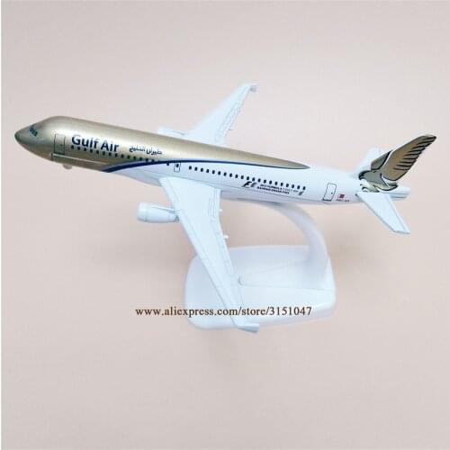 16cm GULF Air Airbus 320 A320 Airlines Plane Model Alloy Metal Diecast Model Airplane Aircraft Airways Kids Gift