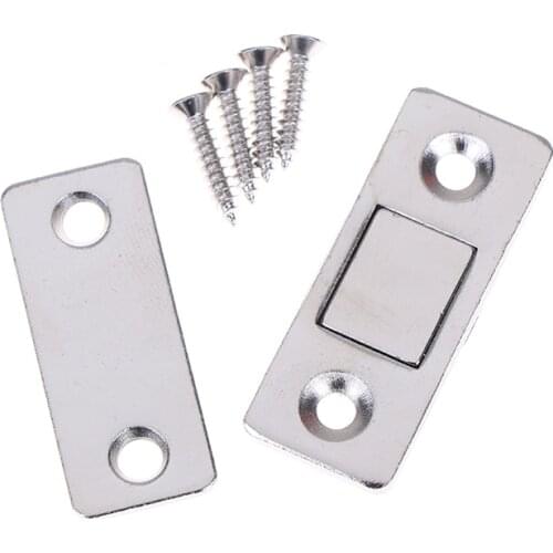 2pcs Magnetic Strong Door Closer Magnetic Door Catch Latch Door Magnet for Furniture Cabinet Cupboard Ultra Thin
