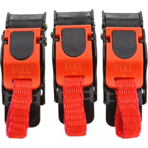 3Pcs Motorcycle Bike Helmet Chin Strap Speed Sewing Clip Quick Release Buckle Universal Lock New