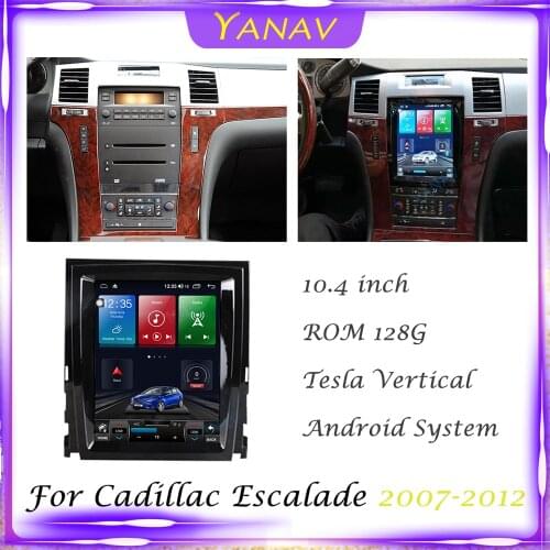Android 2 Din Car Radio GPS navigation For Cadillac Escalade 2007-2012 Auto Video Stereo Receiver Multimedia MP3 Player HeadUnit