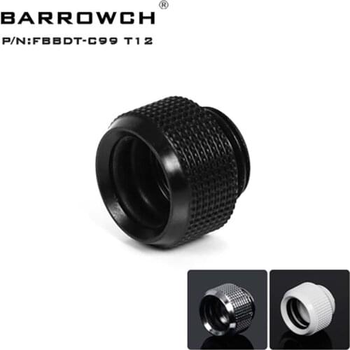 Barrowch FBBDT-C99 T12 Push-in Fitting for OD12mm Rigid Tubing water cooler heatsink gadget
