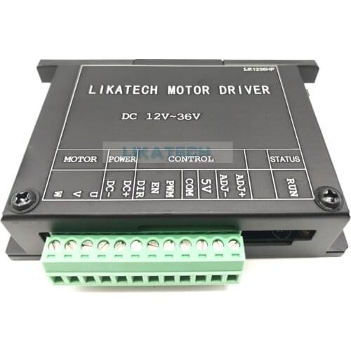 Brushless DC motor driver controller ESC supports 12-36v wide voltage PWM / analog / potentiometer speed regulation