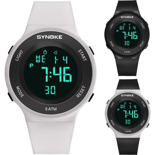 Unisex Outdoor Waterproof Watch Plastic Band Alarm Date Display Digital Clock Couple Lover Digital Electronic WristWatch Relojes