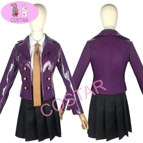 COSTAR Anime Game Danganronpa Kirigiri Kyouko Cosplay Costume Women Girls Daily Wear Skirt Purple Jacket Suit
