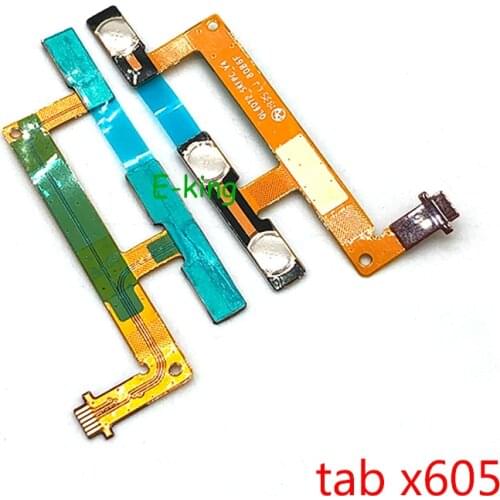 For Lenovo Tab M10 X605 TB-X605F 10.1'' Power ON OFF Volume Up Down Side Button Switch Key Flex Cable