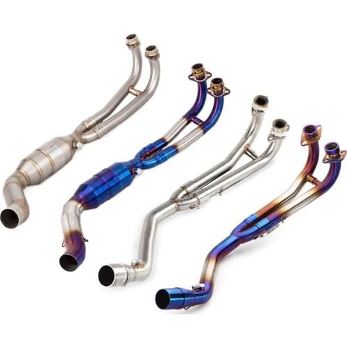 TMAX 500 530 Exhaust Muffler Pipe System Motorcycle Slip On Front Link Pipe Headers For Yamaha Tmax500 Tmax530 (2008-2018)