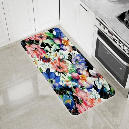 Rose Floor Mat Flowers Area Rugs Large Home Living Room Bedroom Carpet Decoration Print Daisy Sunflower Passion Fruit