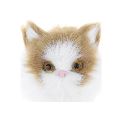 Realistic Simulation Small Cat Model DIY Accessories Kids Xmas Gift Decor