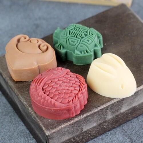 Multicavity Silicone Soap Molds Handmade Craft Decoration Tool DIY Traditional Chinese Style Moulds