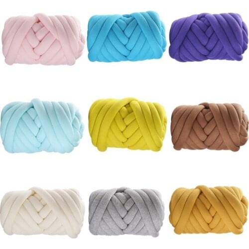 500g Nordic thick wool blanket seamless woolen cored cotton core-spun yarn selling pocket line hand-woven blanket