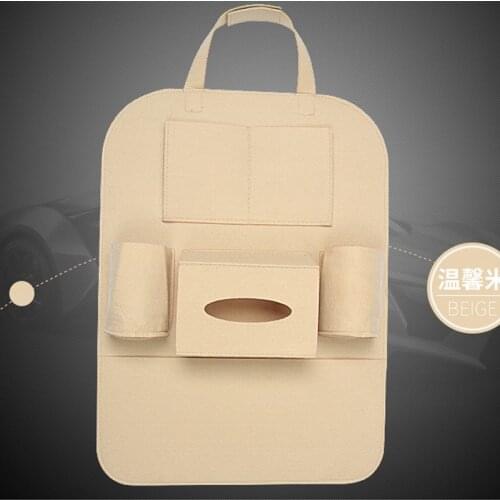 Universal Car Seat Back Organizer Multi-Pocket Storage Bag Tablet Holder Automobiles Interior Accessory Stowing Tidying