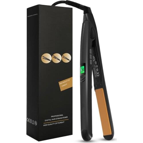 2-in-1 Hair Straightener Curler Ceramic Ionic Hair Styling Iron Hair Straightener & Curler Hair Flat Iron with Digital Display