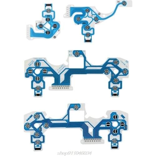 10PCS For PS4 030 040 050 Controller Conductive Film Keypad Flex Cable Buttons Ribbon Circuit Board D14 20 Dropshipping