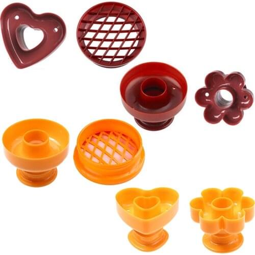 4 Type Plastic Doughnut Cake Maker Mold Home Party Desserts Cutter Fondant Cutting DIY Donut Mould Pastry Dough Process Tools