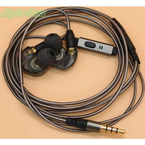 Aipinchun 3.5mm CTIA Jack Removable Sport Earphone Pluggable Ear-Hook Style With Microphone Controller