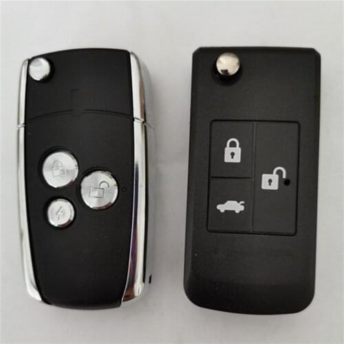 DAKATU 3 Buttons Replacement Modified Flip Folding Remote Key Shell Case For Buick Excelle HRV Chevrolet Key (After 2005 year)