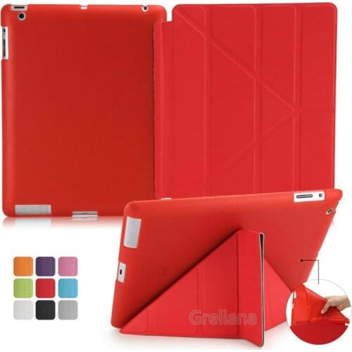Case For iPad 2 3 4 Model A1395 A1396 A1397 A1416 A1430 A1403 A1458 A1459 A1460 Smart Auto sleep Flip Stand Cover For iPad Cases