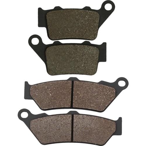 Cyleto Motorcycle Front and Rear Brake Pads for Yamaha XT660R XT 660R XT 660 R 2004 2005 2006 2007 2008 2009 2010 2011 2012 2013