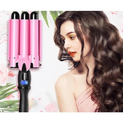 Electric Hair Curler Iron Ceramic Wave Curlers Salon With LED Display Fast Heating Professional Hair Curling Iron Styler Tools