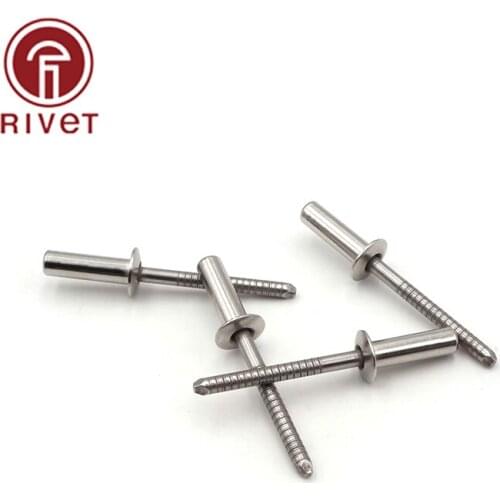 GB12615.4 (M4.0 50PCS) DIN EN ISO 16585 Stainless Steel Round Head Closed End Blind Rivet Sealed Hollow Rivets Blind Rivets