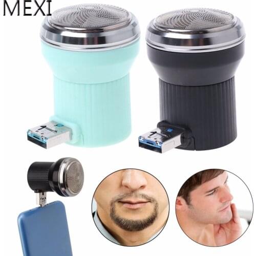 MEXI Stylish Slim Creative Electric Shaver Mini Portable USB Charging Travel Beard Trimmer Razor High Quality and Brand New