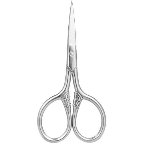 Mini Size Shaving Shear Beard Trimmer Eyebrow Bang Cutting Scissors Stainless Steel Beard Trimmer Scissor for Barber Home Use