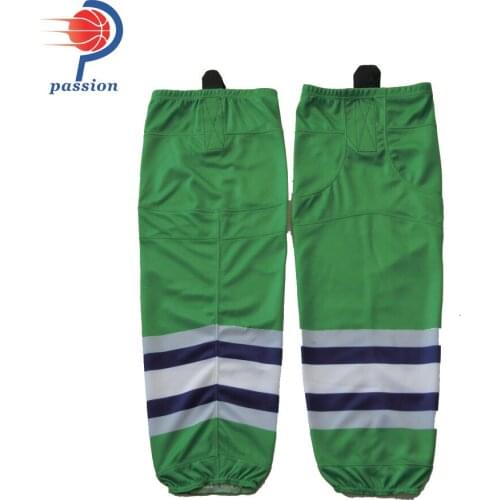 MOQ 10 Pairs $18 Each Custom Sublimation Sponsor Logo Ice Hockey Socks