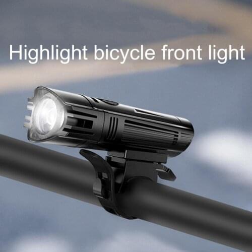 Four Modes Necessary Long-lasting Bike Head Lamp USB Charging Front Light Compact for Camping