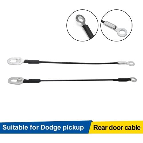 Wholesale 1Pair Driver and Passenger Side Tailgate Cables Set for 1994-2001 Dodge Ram 1500 2500 94-02 Ram 3500 Car Accessories