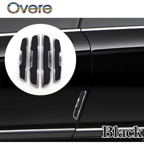 Overe 4Pcs Auto Car Door Protector Anti-bump stickers Styling For Ford Focus 2 Fiesta Mondeo MK4 Ranger Toyota Corolla chr RAV4