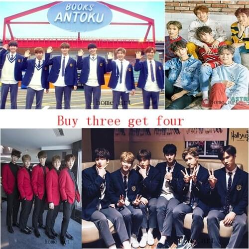 Astro kpop Poster Wall Stickers Home Decoration High Quality Prints White Coated Paper home art Brand