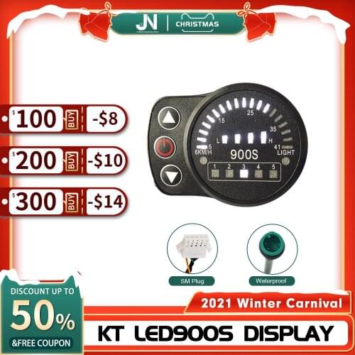 KT Ebike LED 900S Display KunTeng 36V 48V LeD900S SM Julet Waterproof Electric Bike Display For Electric Bicycle Conversion Kit