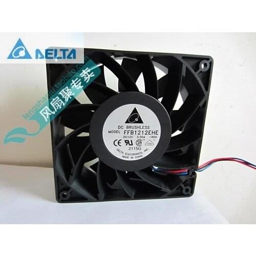 For for delta ffb1212ehe -r00 12cm 12038 1238 120*120*38MM 12V 3A cooling fan
