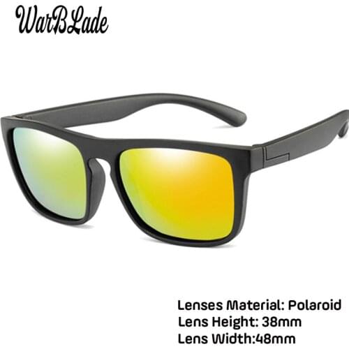 WarBlade Fashion Polarized Kids Sunglasses Boys Girl Baby Sun Glasses Child Infant TAC TR90 Flexible Safety Frame Shades Eyewear