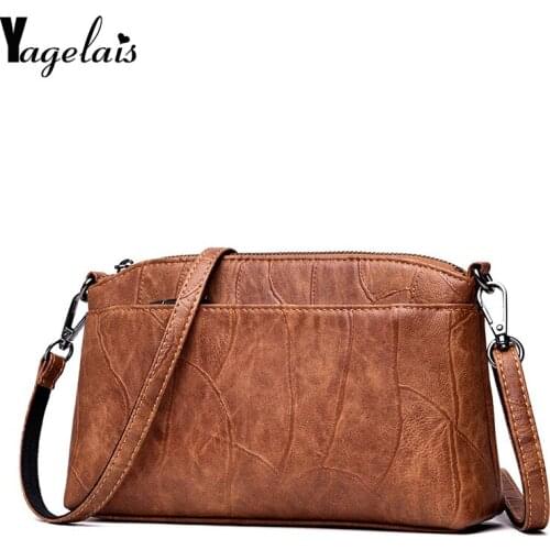 2019 Womens Luxury Messenger Designer Bag Casual Soft Leather Shoulder Bags Wild Small Square Tote Ladies Purse Crossbody Bags