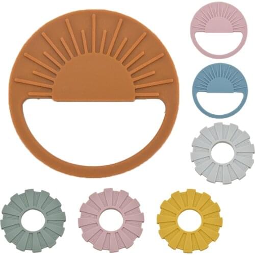 1Set Silicone Teethers BPA FREE Food Grade Silicone Nurse Teether Bead Nipple Clip Pendant Teether For Baby Nurse Accessories