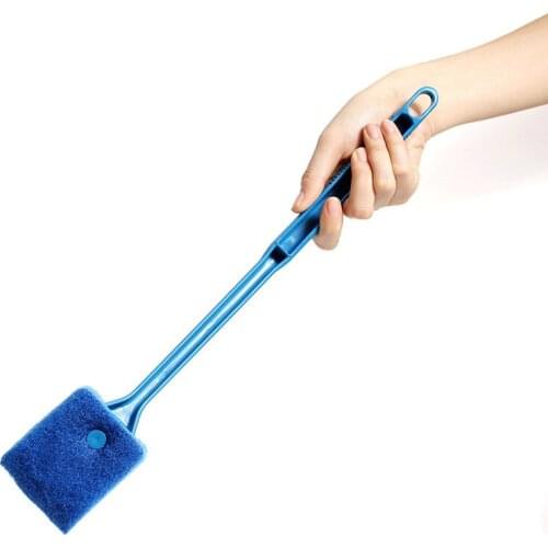 Fish Tank Cleaner Aquarium Accessories Algae Control Glass Cleaning Aquarium Cleaning Brush Sponge Brush Cleaning Tools AA052