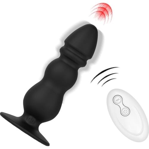 Erotic Anal Plug Vibrator Adult Products 10 Speed With Strong Sucker Sex Toys for Women Prostate Massager G-spot Stimulator